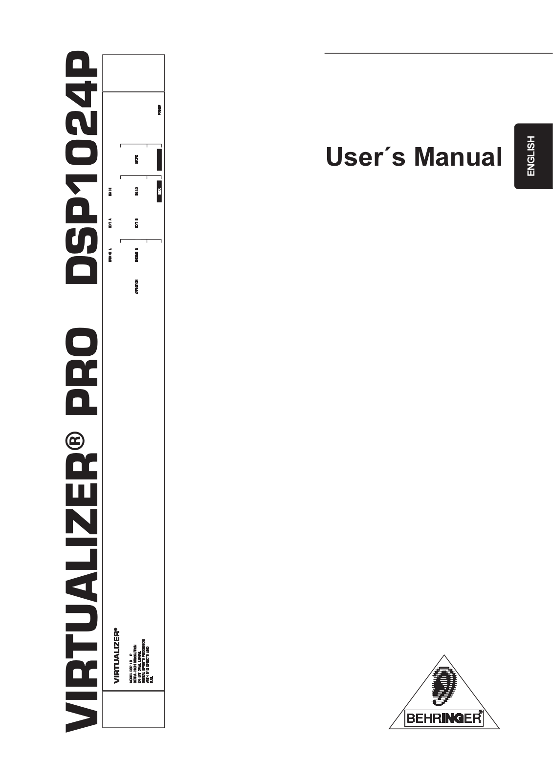 Behringer DSP1024P User Manual