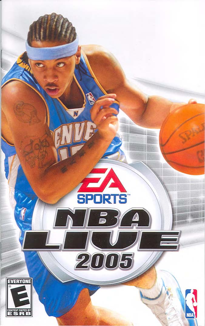 Games PS2 NBA LIVE 2005 User Manual