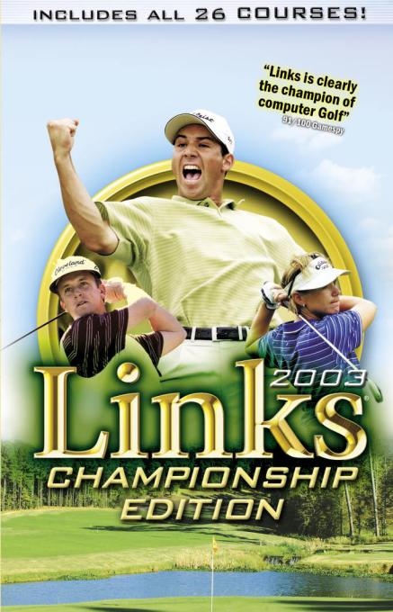 Games PC LINKS 2003-CHAMPIONSHIP EDITION User Manual