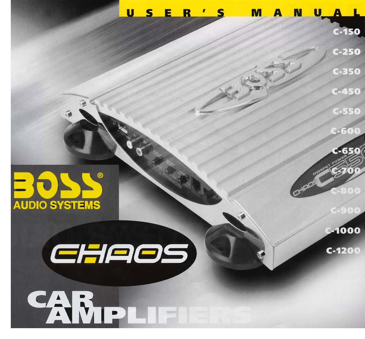 BOSS C1000, C800, C900, C1200, C150 User Manual