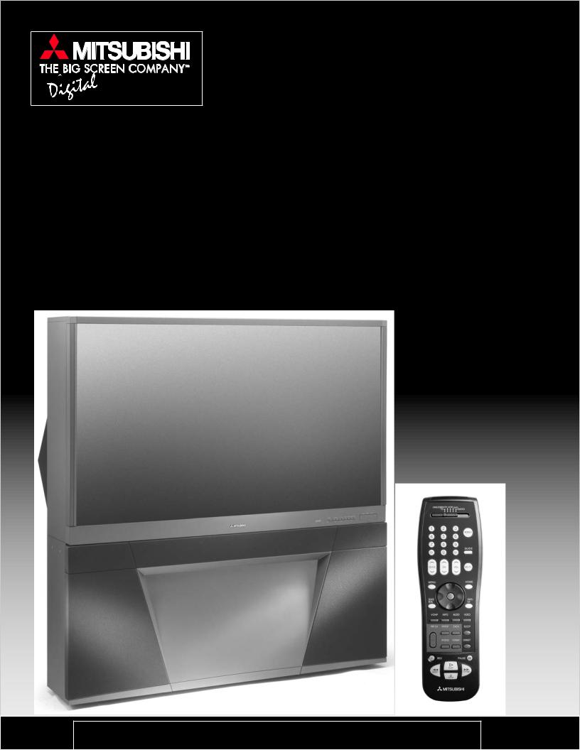 Mitsubishi Electronics ws-55413, ws-48413, ws-65413, WT-42413 User Manual