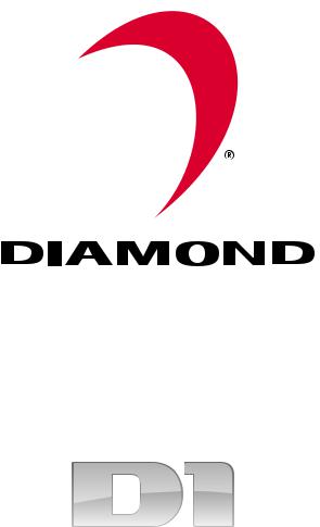 Diamond Audio Technology D112, D1 D110 User Manual