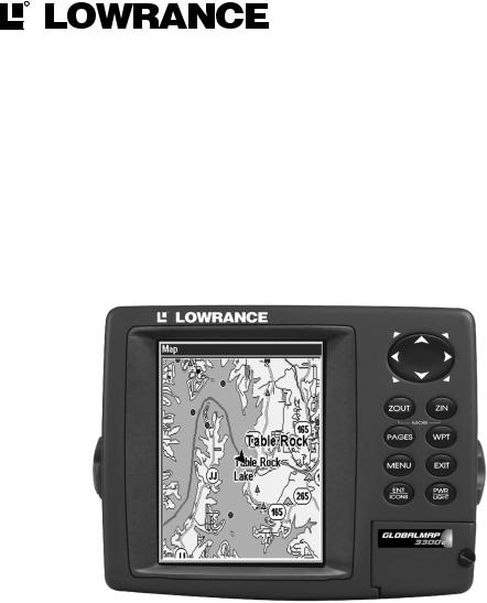 Lowrance electronic GlobalMap 3300C User Manual