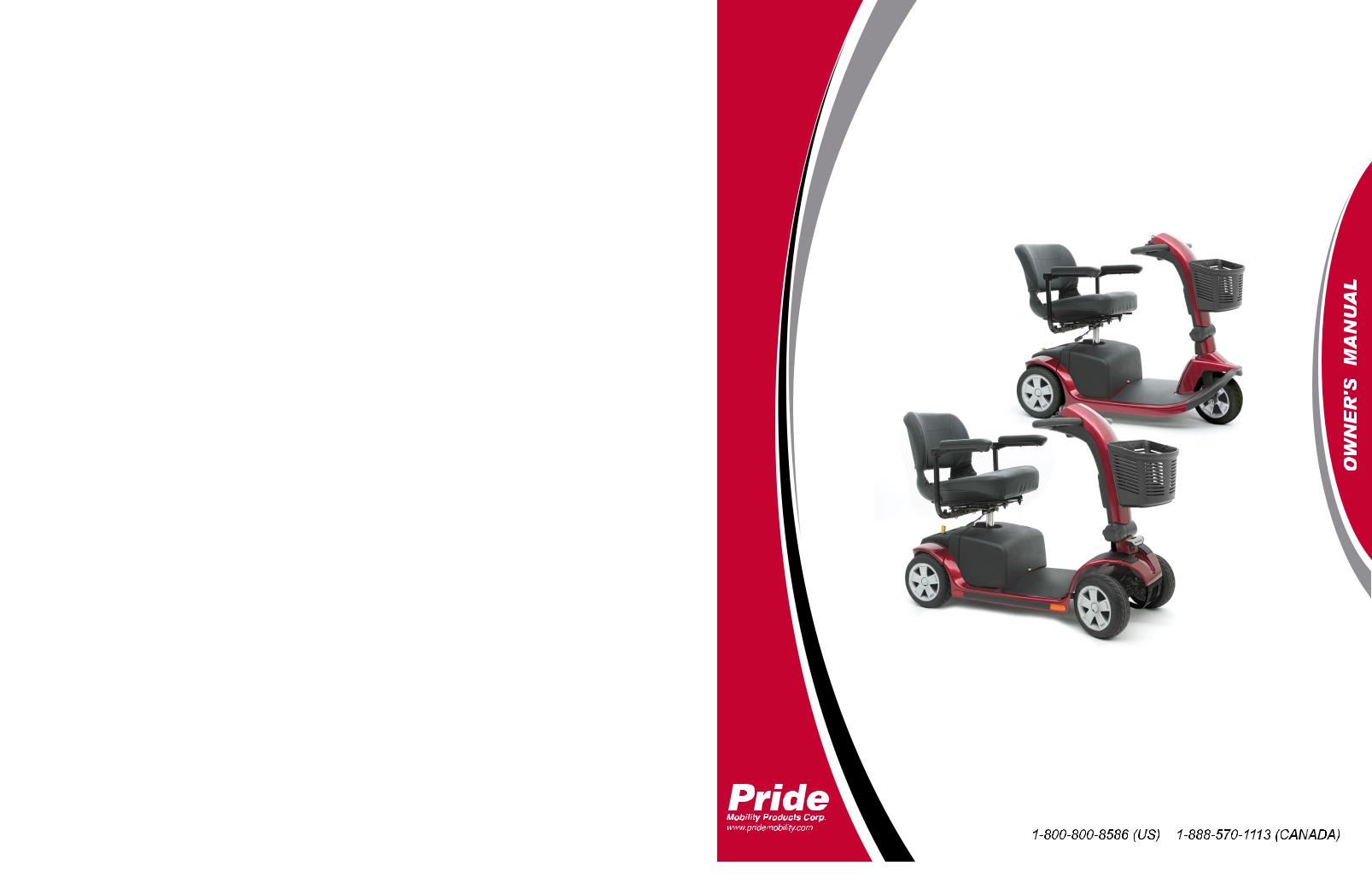 Pride Mobility Victory 10, Victory 9, Victory 9 PS User Manual
