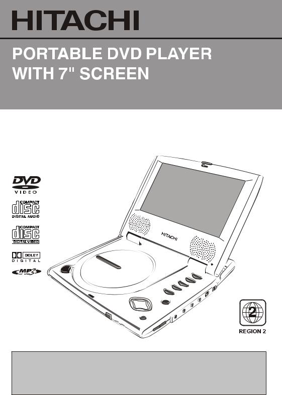 Hitachi PDV302E User Manual
