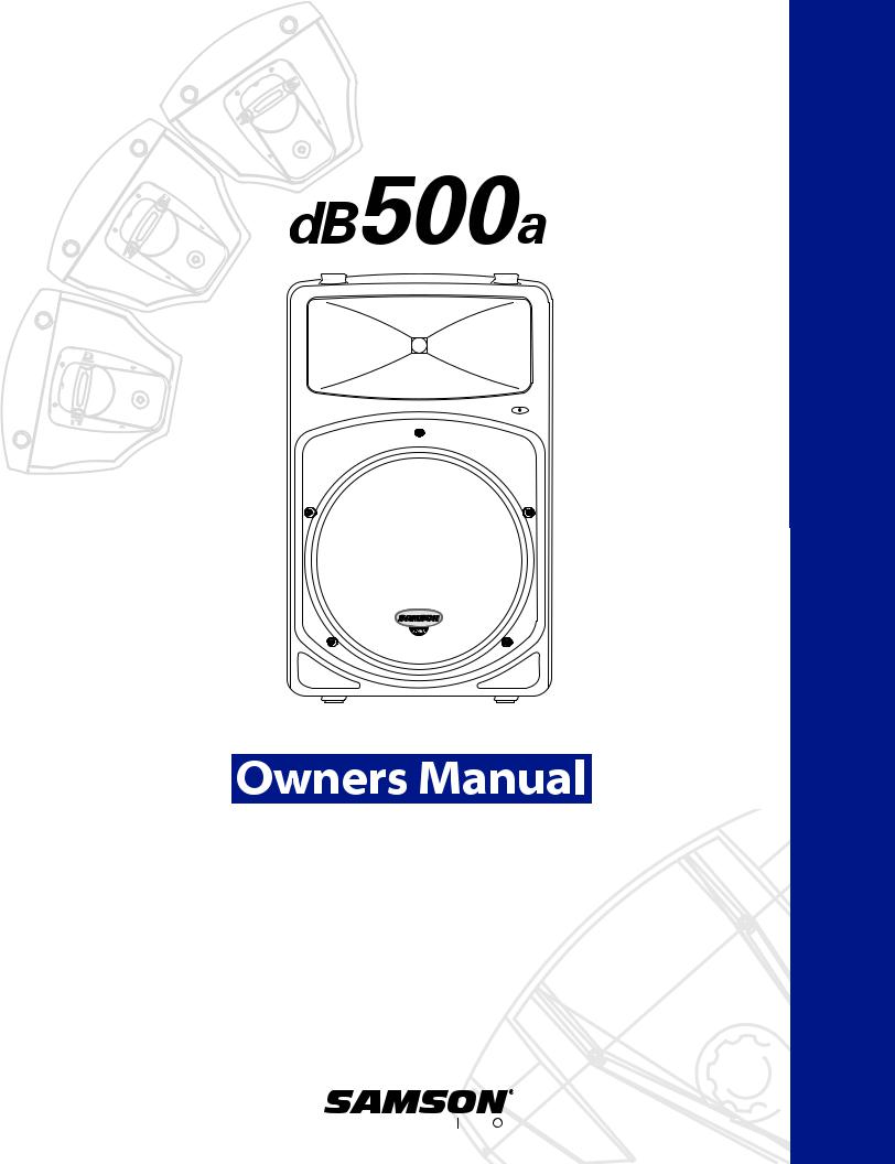 Samson dB500a User Manual