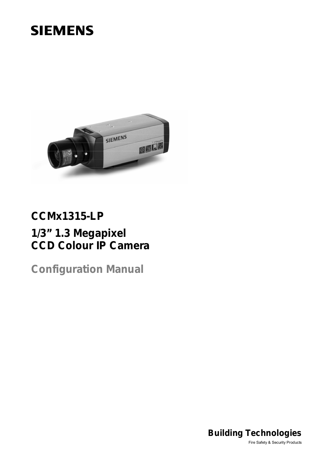 Siemens CCMX1315-LP User Manual