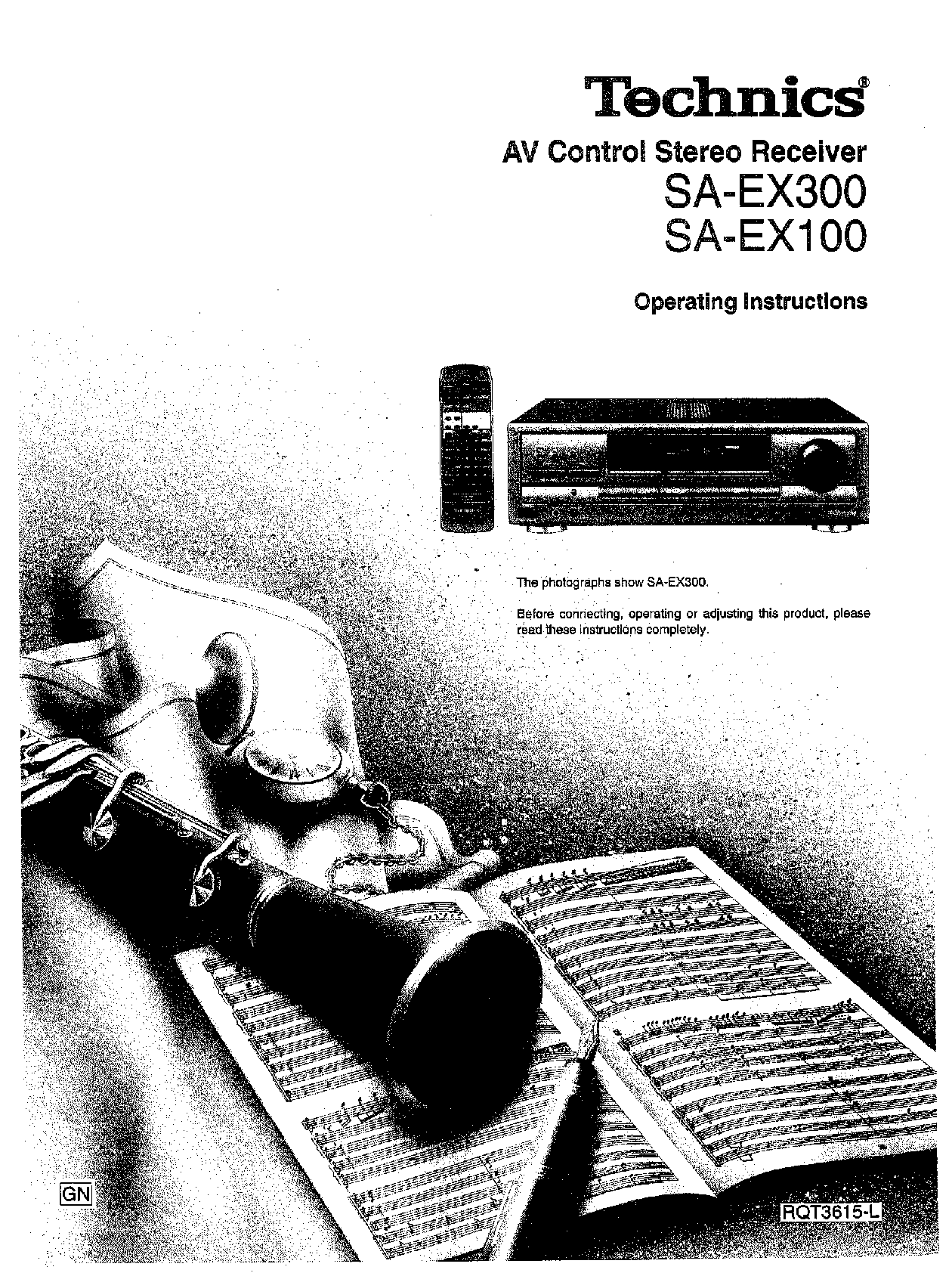 Technics SA-EX300, SA-EX100 User Manual