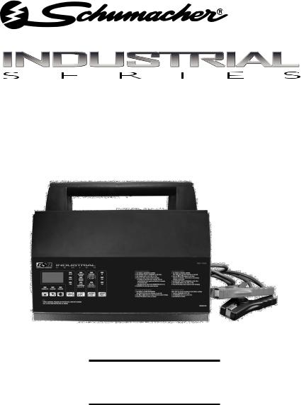 Schumacher 94080035, 00-99-000906, 00-99-000906-0109, INC-700A, Industrial User Manual