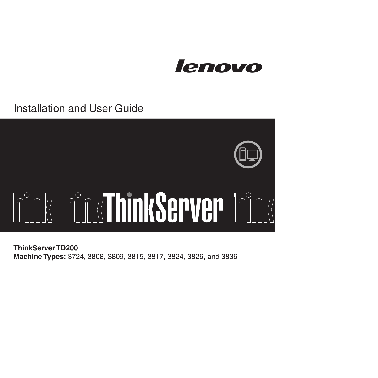 Lenovo 3808, 3809, 3824, 3815, 3817 User Manual