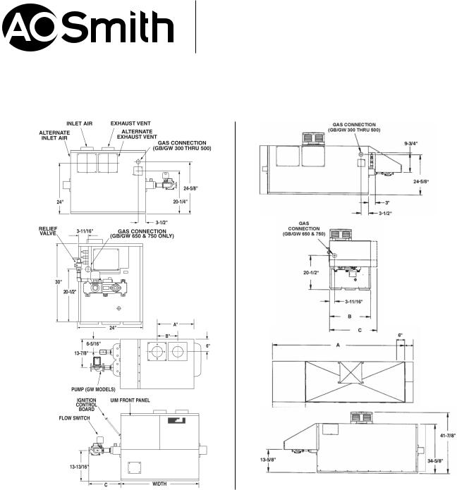 A.O. Smith GW-GWO-300, GW-GWO-750 User Manual