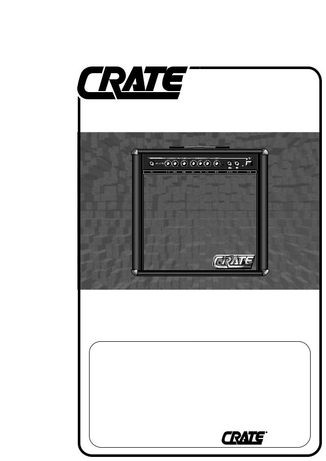 Crate Amplifiers GX-20M -R User Manual