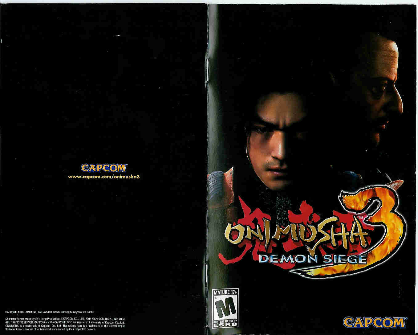Games PS2 ONIMUSHA 3-DEMON SIEGE User Manual