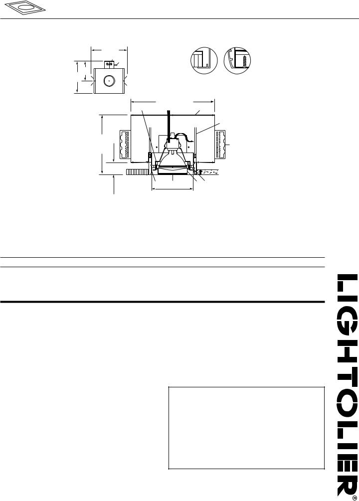 Lightolier PB1P3075 User Manual