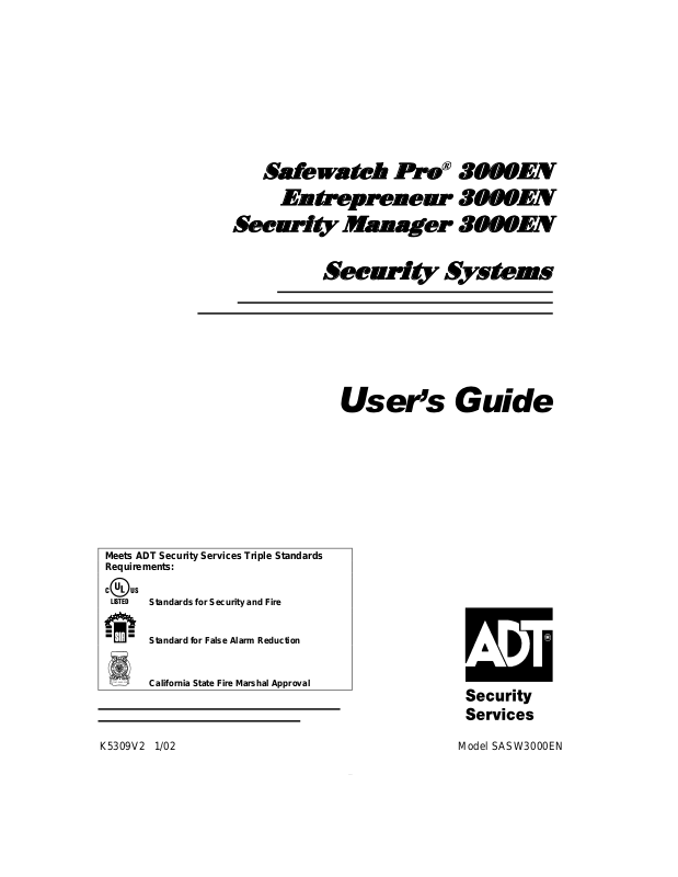 Adt Safewatch Pro En Entrepreneur En Security Manager En