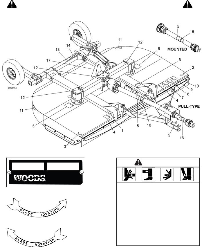 Woods Equipment DS120, DS96 User Manual