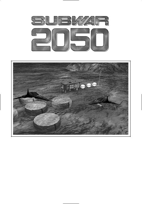 Games PC SUBWAR 2050 User Manual