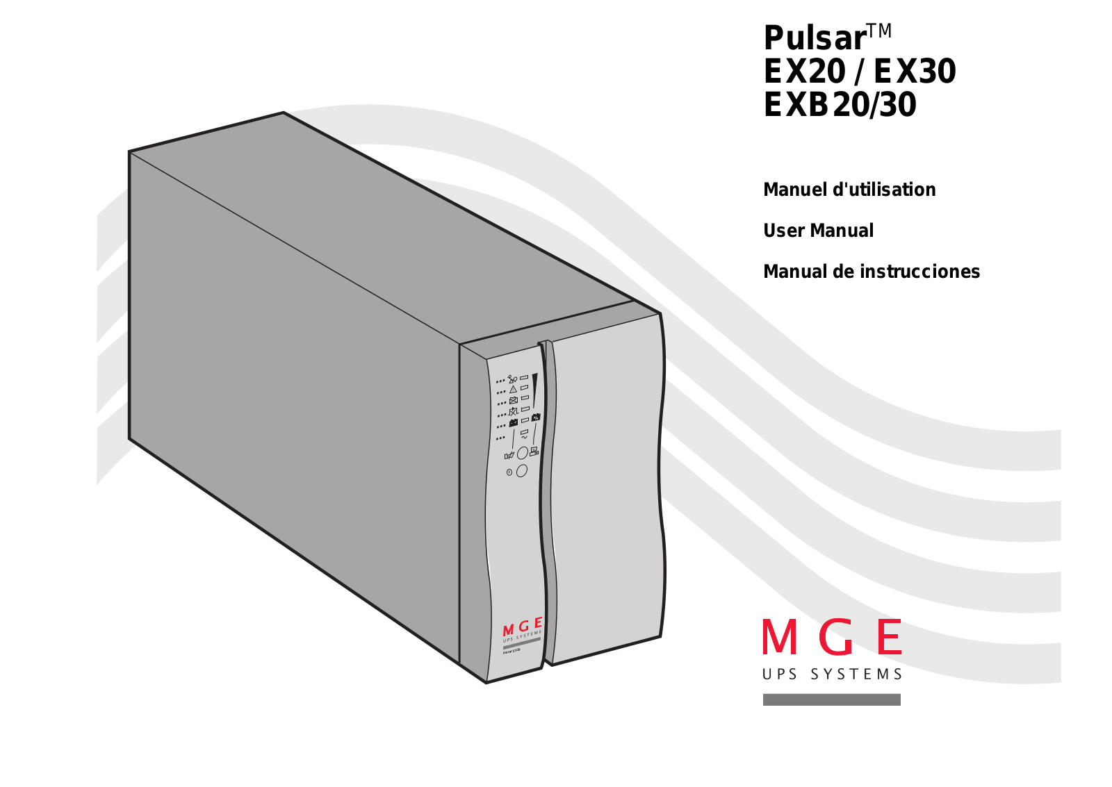MGE UPS Systems TM 30, TM EX30, TM EXB20, TM EX20 User Manual