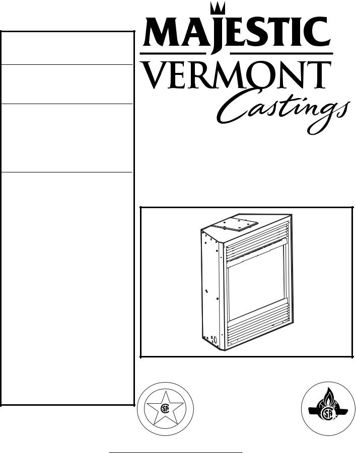 Vermont Casting DVRT43, DVRT39, DVRT36 User Manual