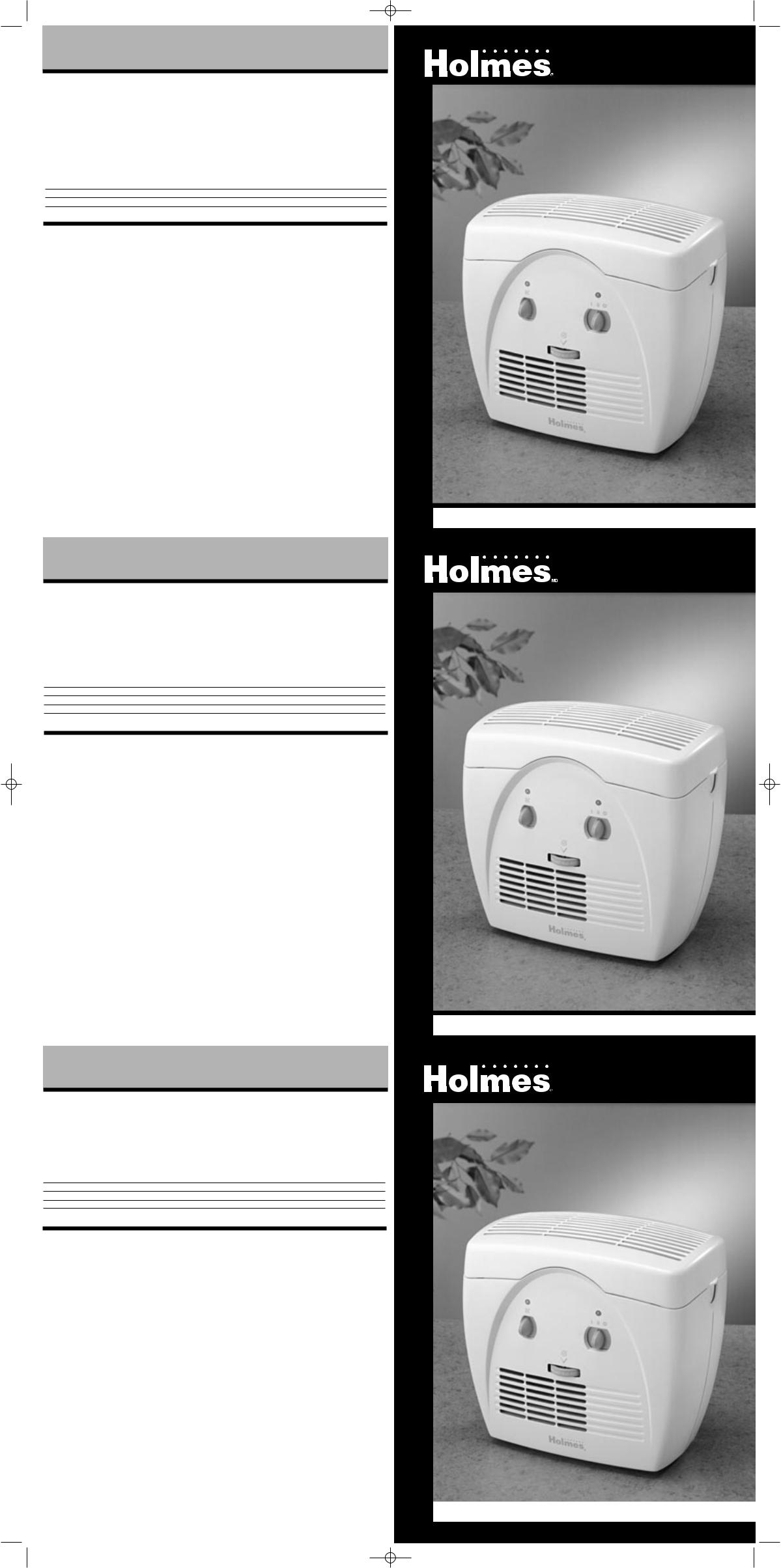 Holmes HAP222 User Manual