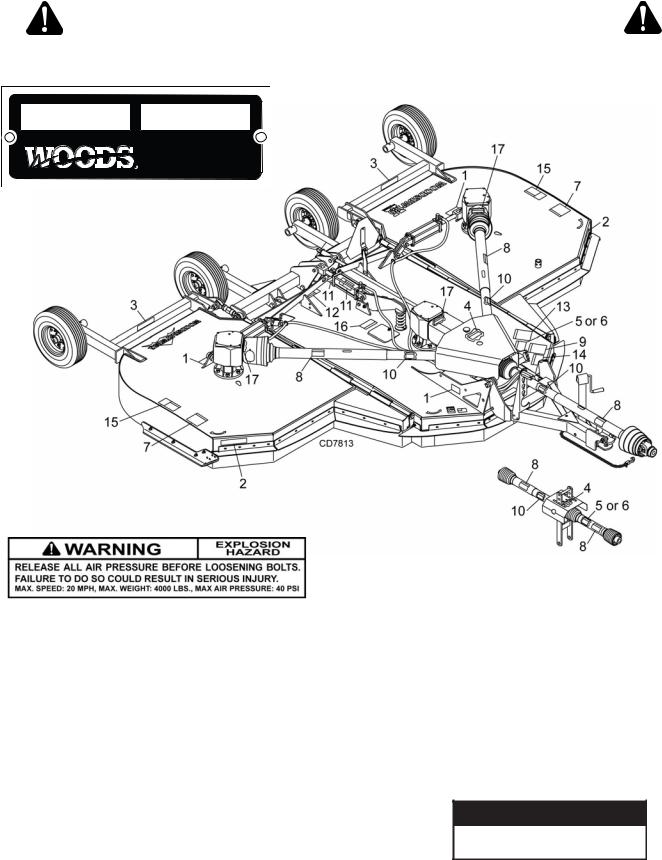Woods Equipment BW180X, BW126XQ, BW180XQ, BW126X User Manual