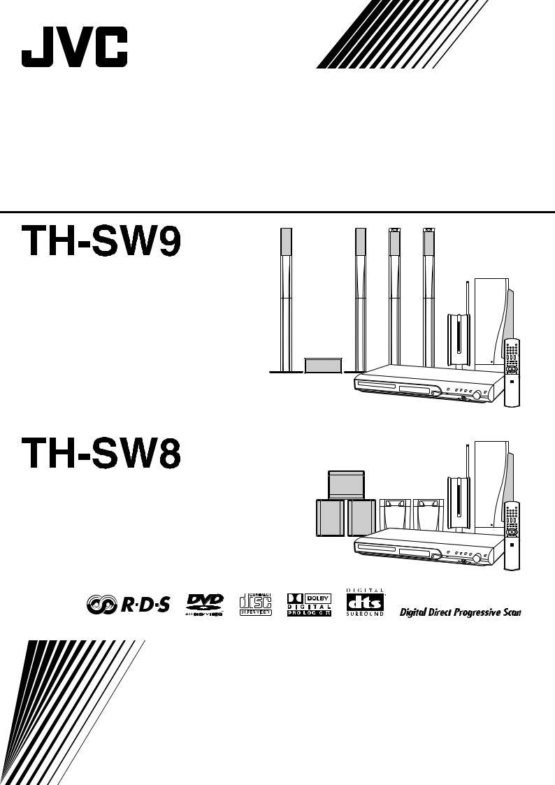 JVC SP-PWSW9, SP-THS7S, XV-THSW8, SP-THS9F, RX-THSW8 User Manual