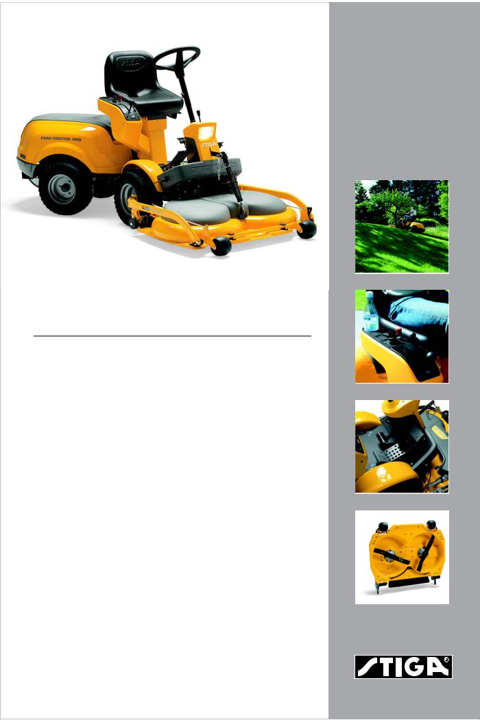 Stiga PARK PRESTIGE 4WD 13-6185-14 User Manual
