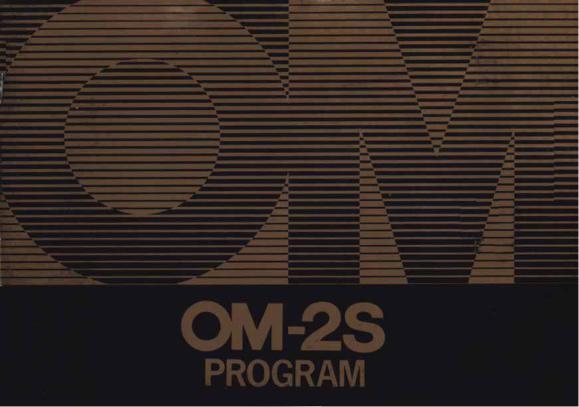 Olympus om-2s User Manual