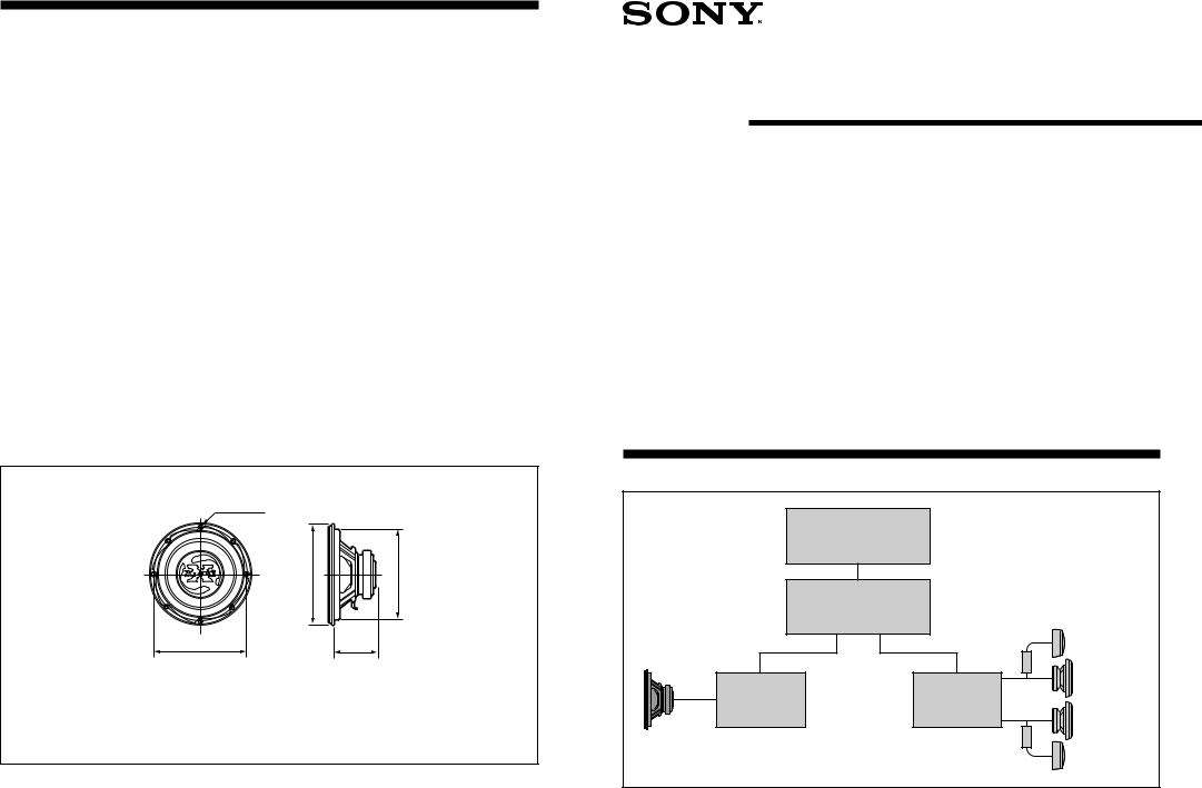 Sony XS-L1035, XS-L1235 User Manual