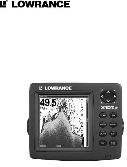 Lowrance electronic X102C User Manual