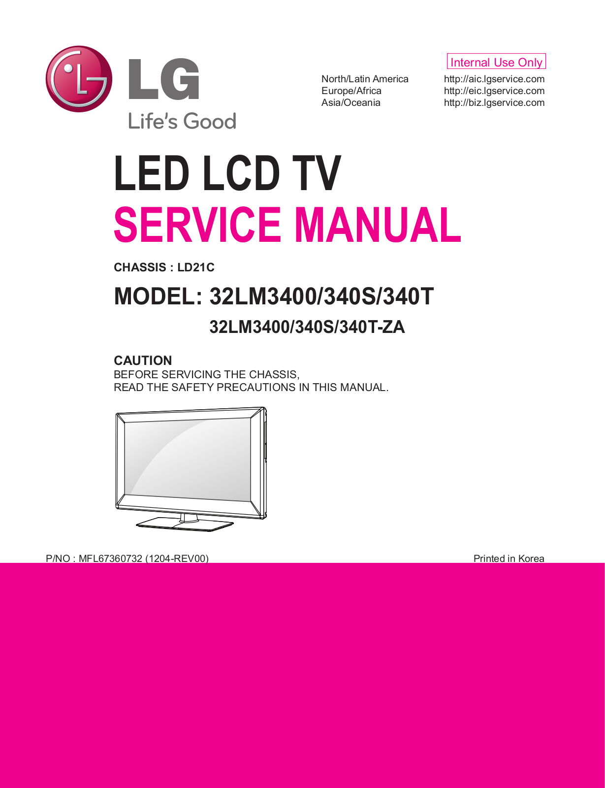 LG 32LM340T-ZA, 32LM340S, 32LM340T User Manual