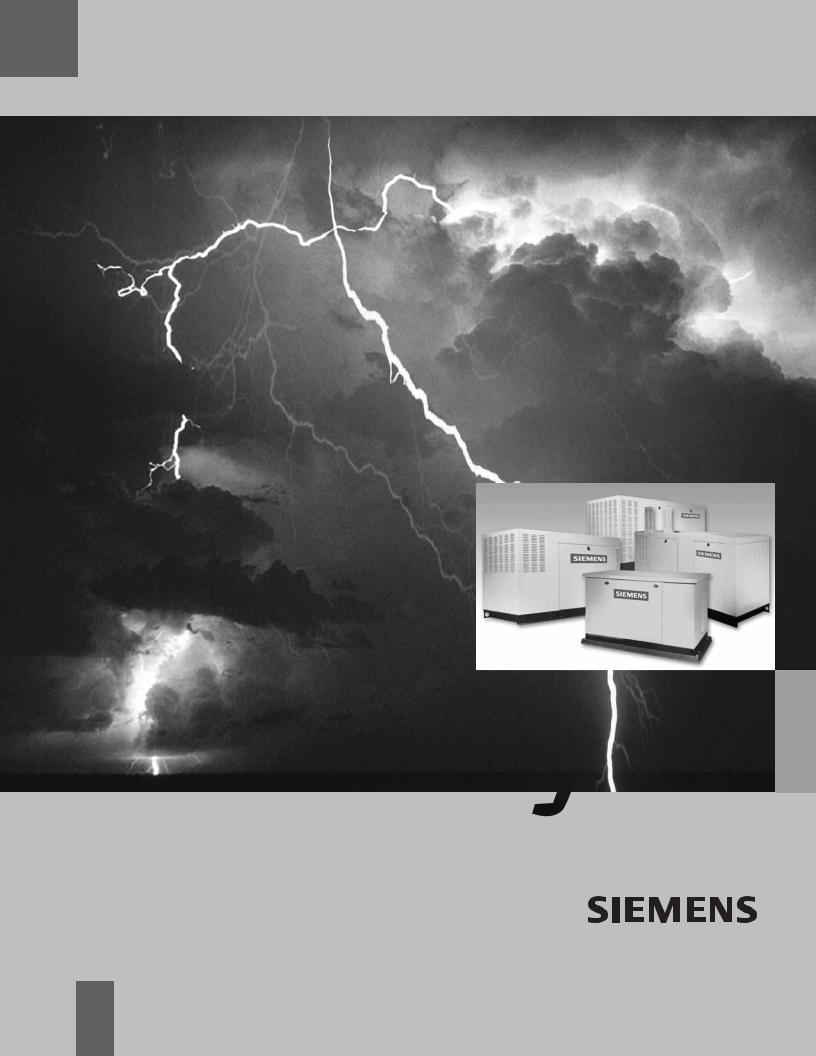 Siemens Generators User Manual