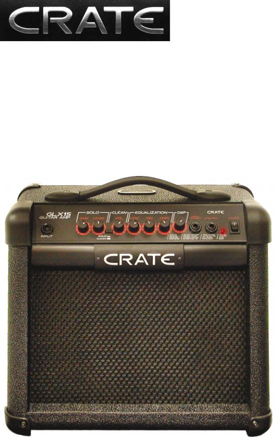 Crate Amplifiers GLX15 User Manual