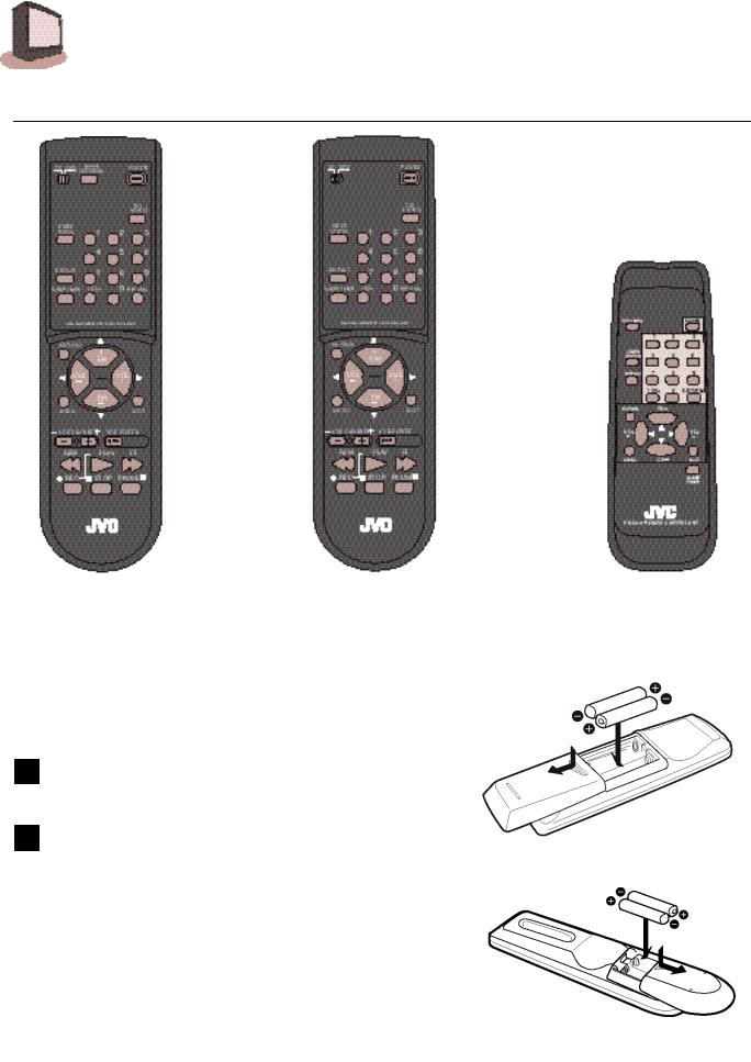JVC AV-20021, AV-20020, AV 27020, AV-27015 User Manual