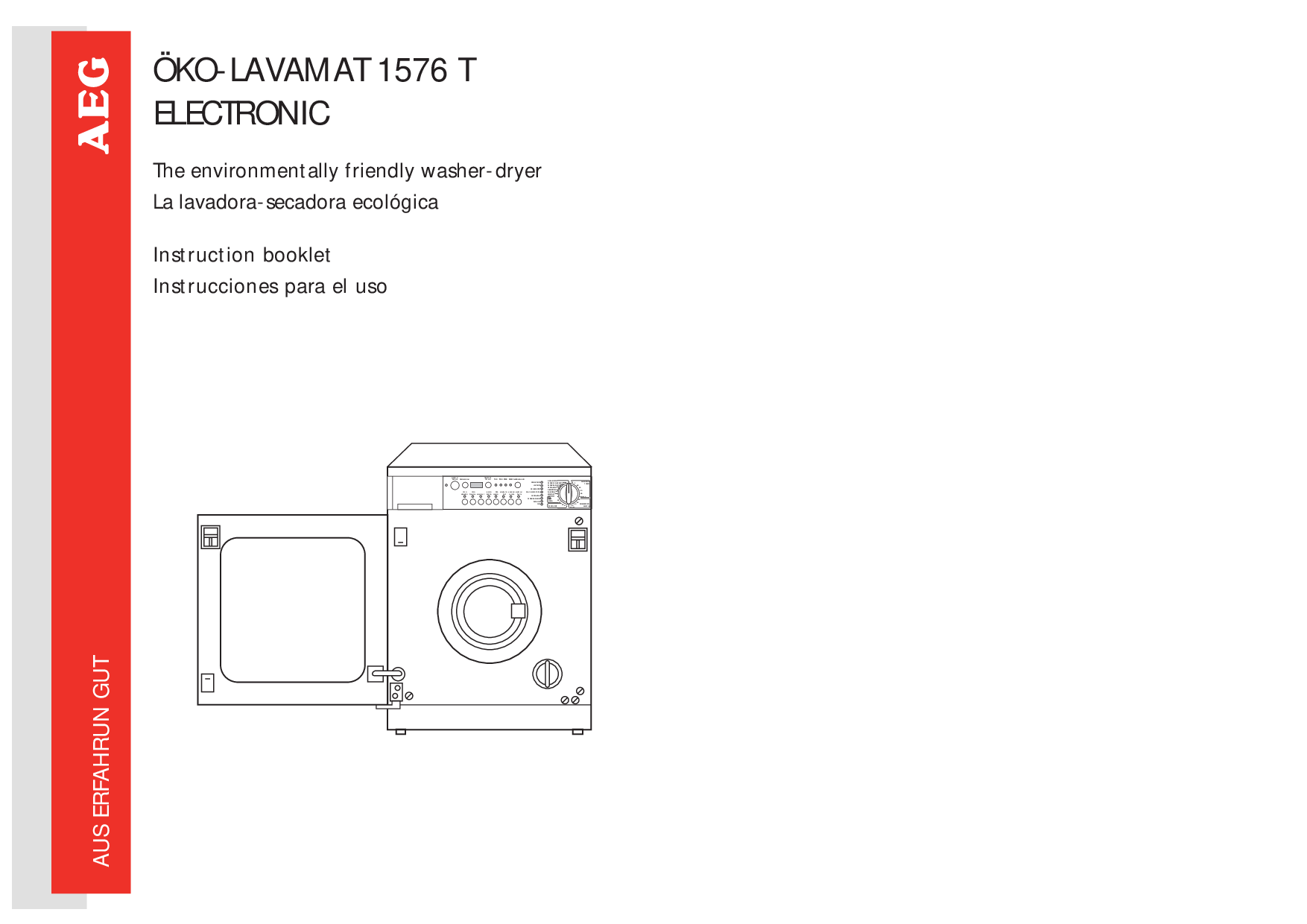 AEG KO-LAVAMAT 1576 T User Manual