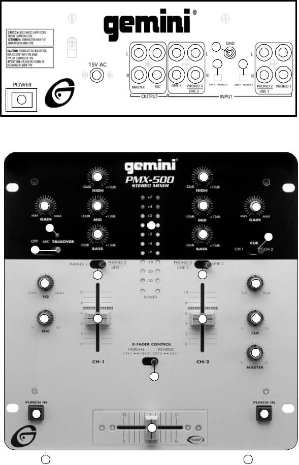 Gemini PMX-500 User Manual