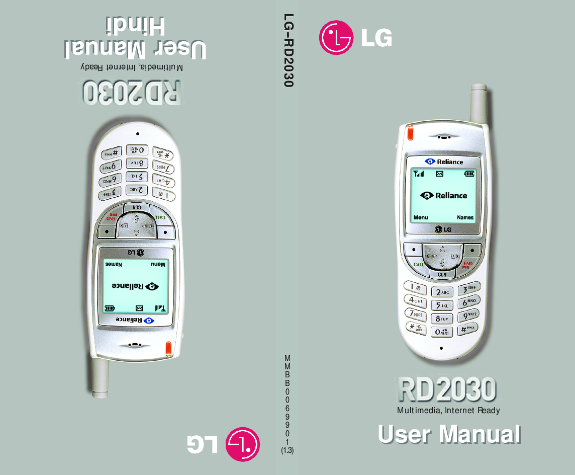 LG RD2030 User Manual