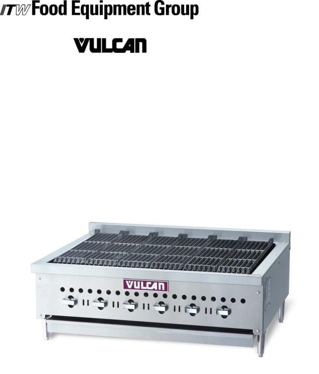Vulcan-Hart SCB30, SCB36, SCB25, SCB60, SCB72 User Manual