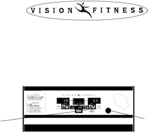 Vision Fitness T8600HRC User Manual