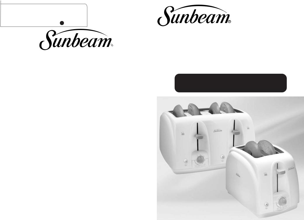 Sunbeam 3823-099, 3822-099, 3910-099 User Manual