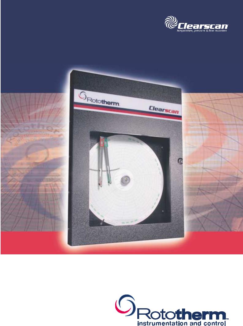 Rototherm CLEARSCAN RECORDER User Manual
