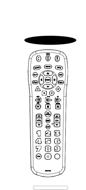 Universal Remote Control UR3-SR3, OCE-0009D User Manual