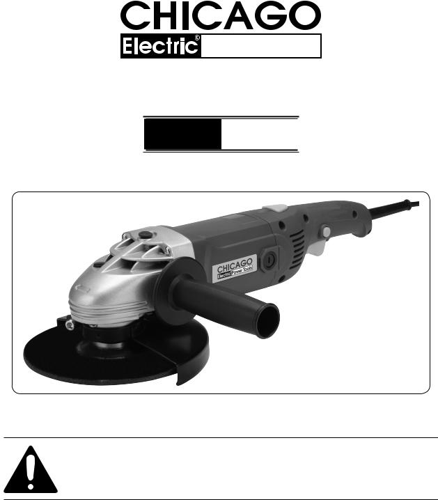Chicago Electric 67648 User Manual