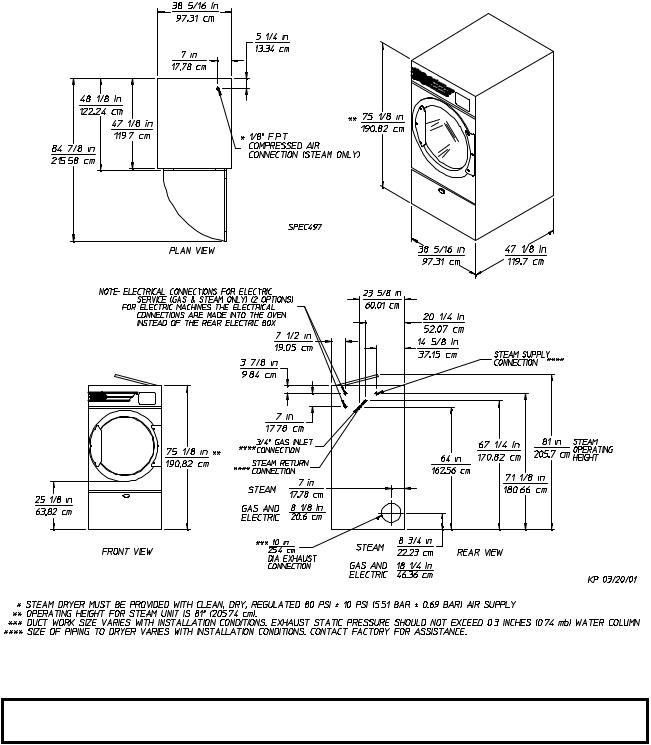 American Dryer Corp ML-75DII User Manual