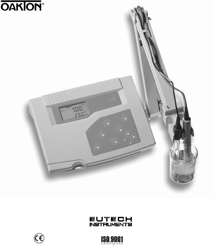 Eutech Instruments CYBERSCAN PC 510 User Manual