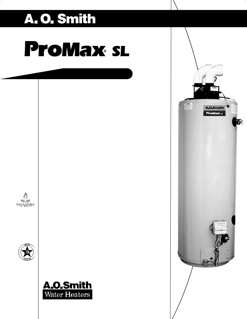 A.O. Smith ProMax SL User Manual