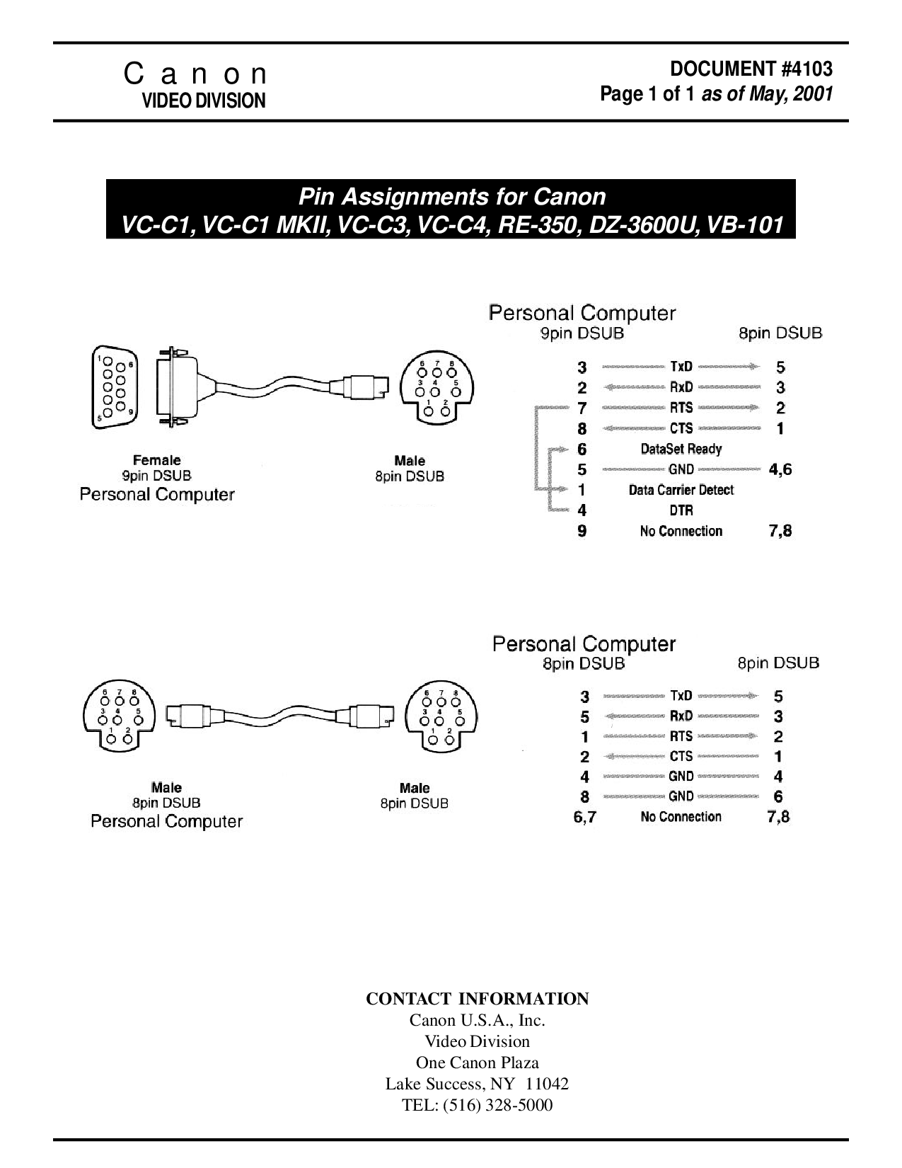 Canon VC-C4, VC-C1, VC-C3, VC-C4R User Manual