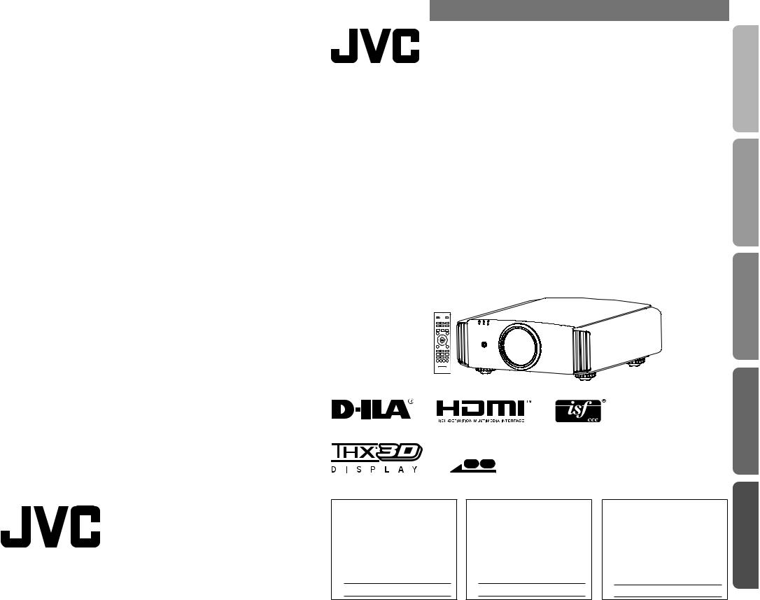 JVC DLA-RS40, DLA-RS50, DLA-RS60 User Manual