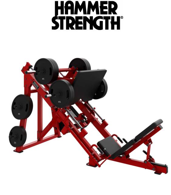 Life Fitness Hammer Strength Linear Leg Press User Manual
