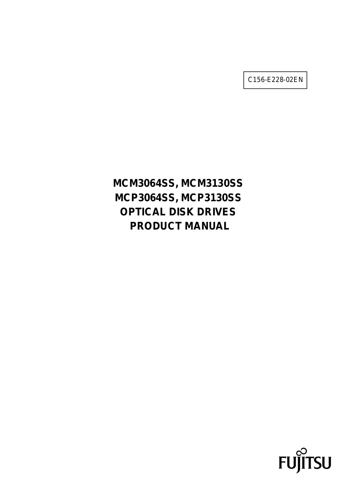 Fujitsu MCP3130SS, MCM3130SS, MCP3064SS, MCM3064SS User Manual